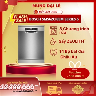 Máy rửa chén Bosch SMS6ZCI85M Series 6